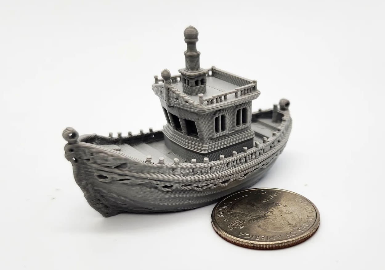 high detail 3d benchy